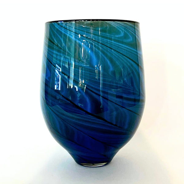 Blue Feather Bowl | Bevan Taka