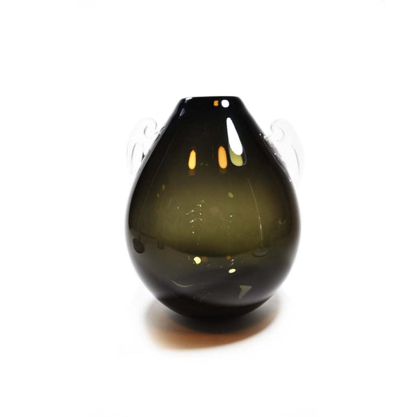 Te Rongo Kirkwood - Handle Gourd Transparent Black