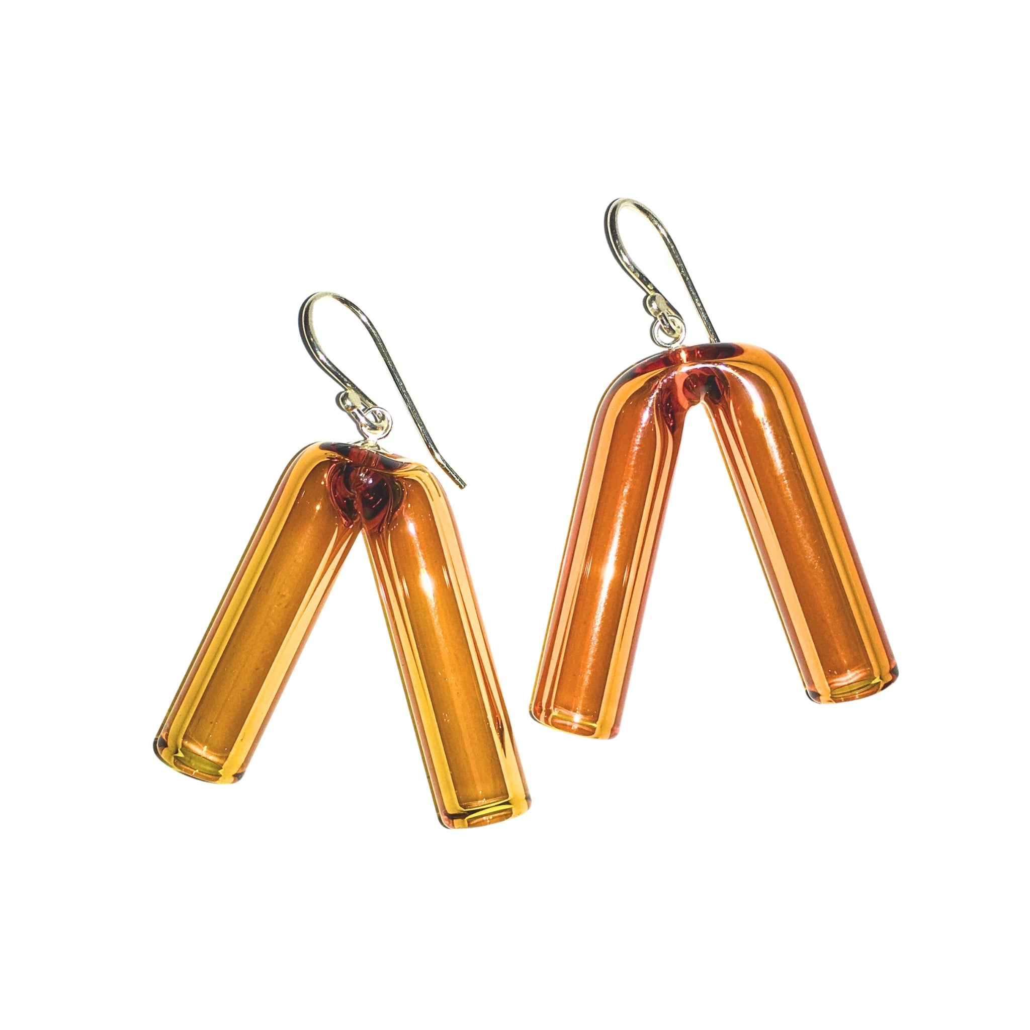 Isla Osborne - Angle Earrings Amber 