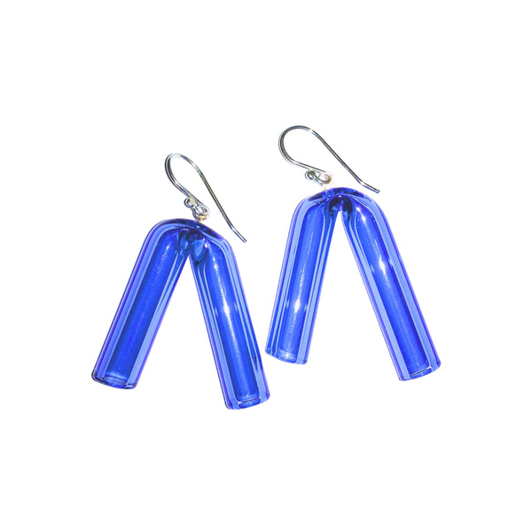 Isla Osborne - Angle Earrings Cobalt