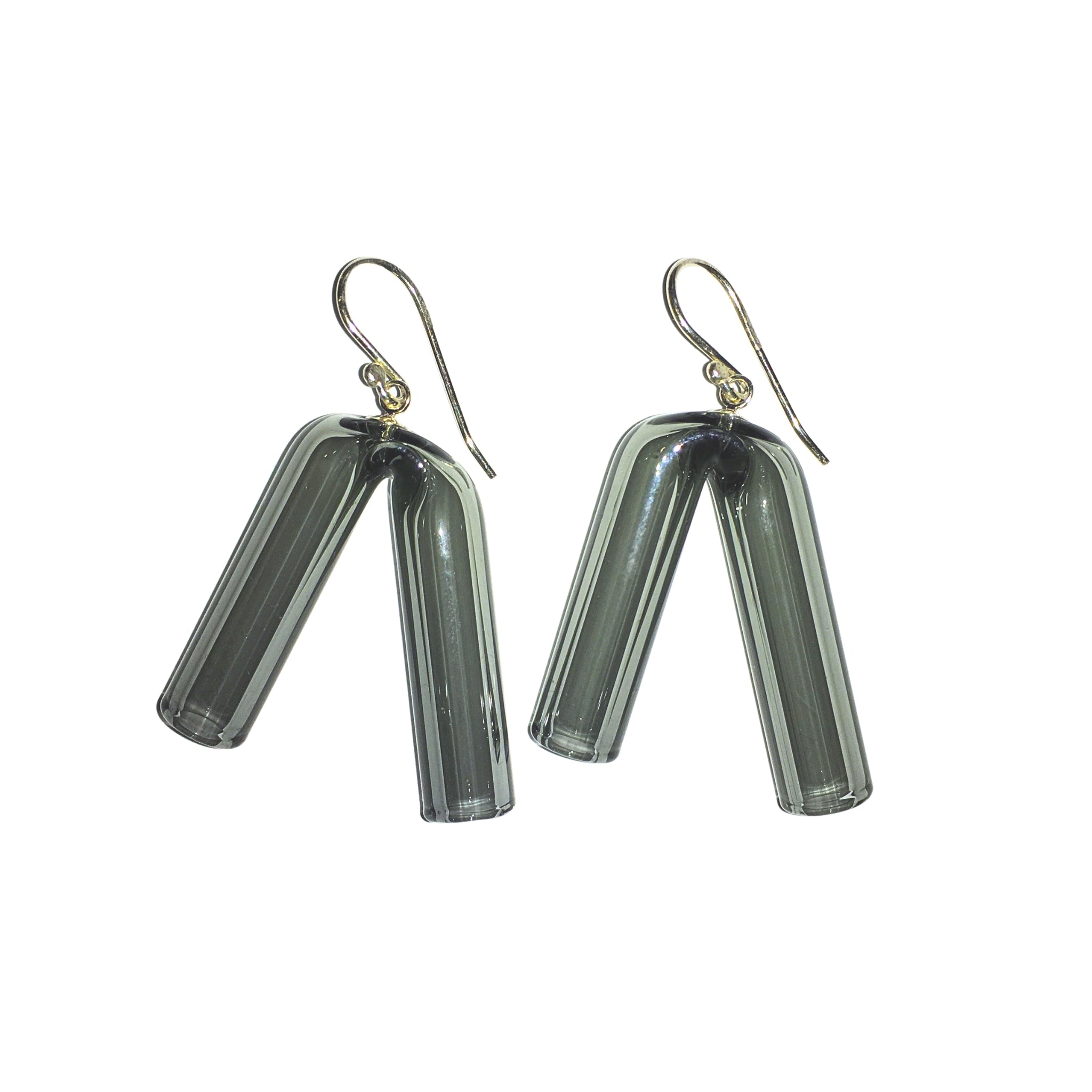 Isla Osborne - Angle Earrings Grey