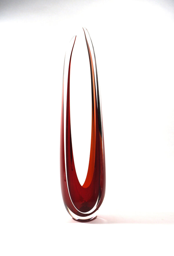 Scarlet Offering Sculpture by Greg Swinburne
