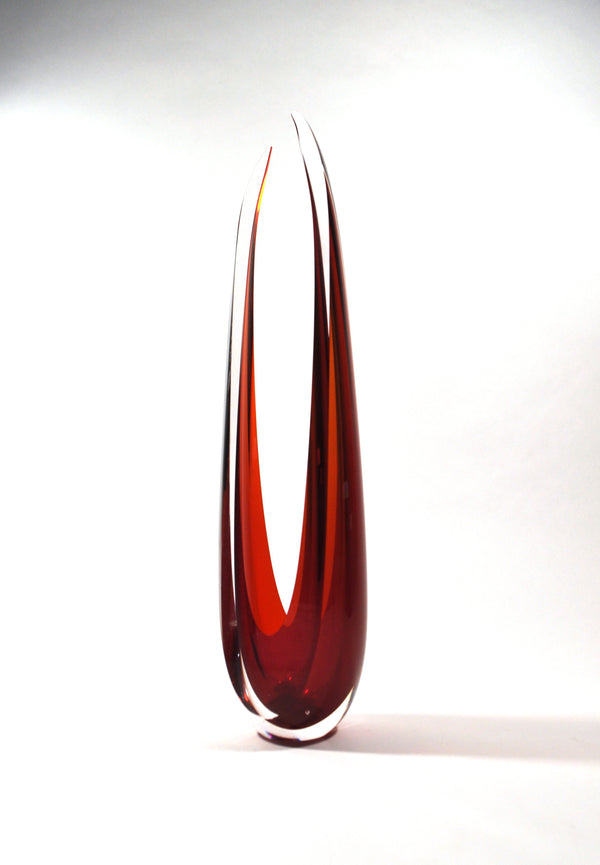 Scarlet Offering Sculpture by Greg Swinburne