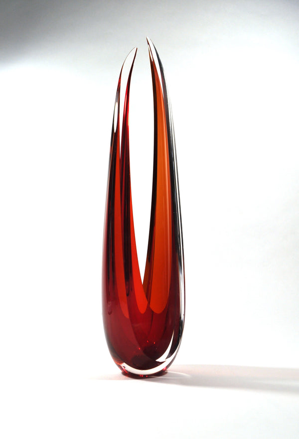 Scarlet Offering Sculpture by Greg Swinburne