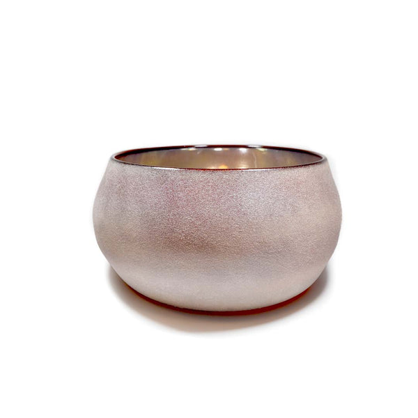 Te Rongo Kirkwood - Red Powder Bowl with Lustre Interior