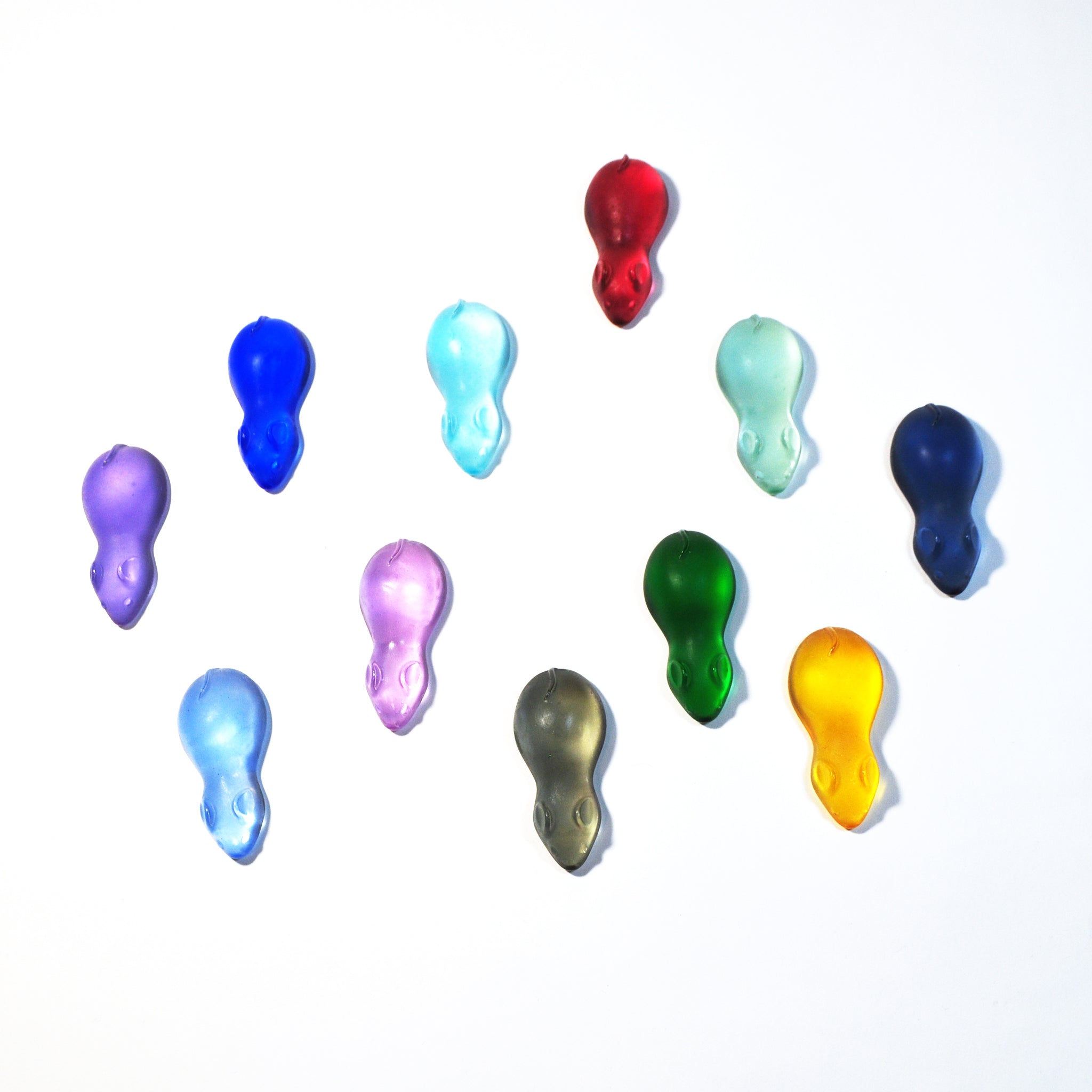 Cast Glass Sugar Mice | Rebecca Heap