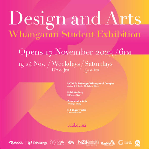 UCOL | Te Pukenga Whanganui Art and design students exhibition 2023
