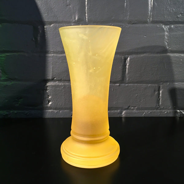 David Murray - Cast Glass Vase Pale Yellow