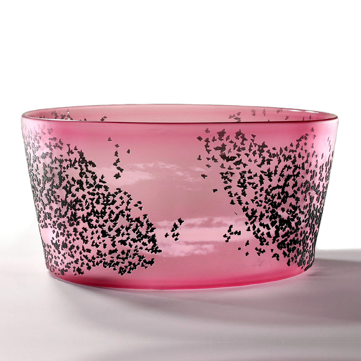 Ruby Clough Ruby Murmuration Bowl | Wendy Fairclough – New Zealand Glassworks