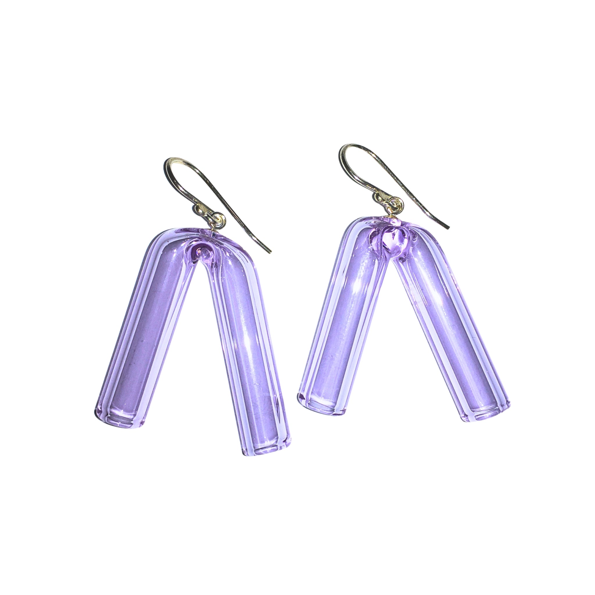 Isla Osborne - Angle Earrings Purple