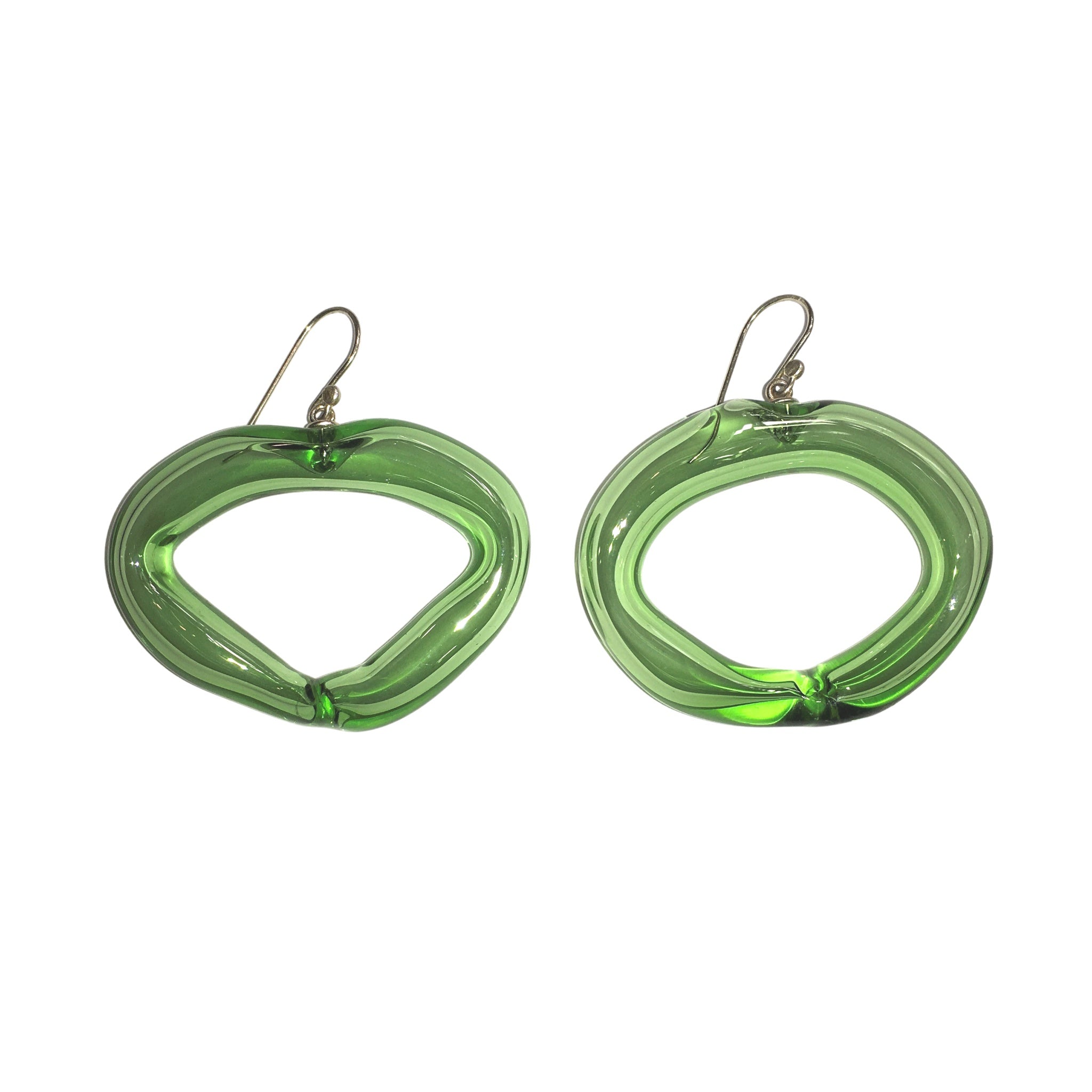 Hollow Loop Earrings | Isla Osborne – New Zealand Glassworks